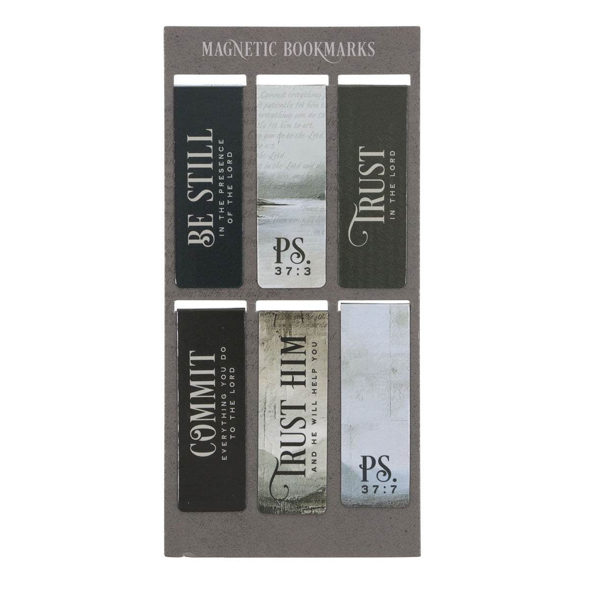 Be Still Six-Piece Magnetic Bookmark Set