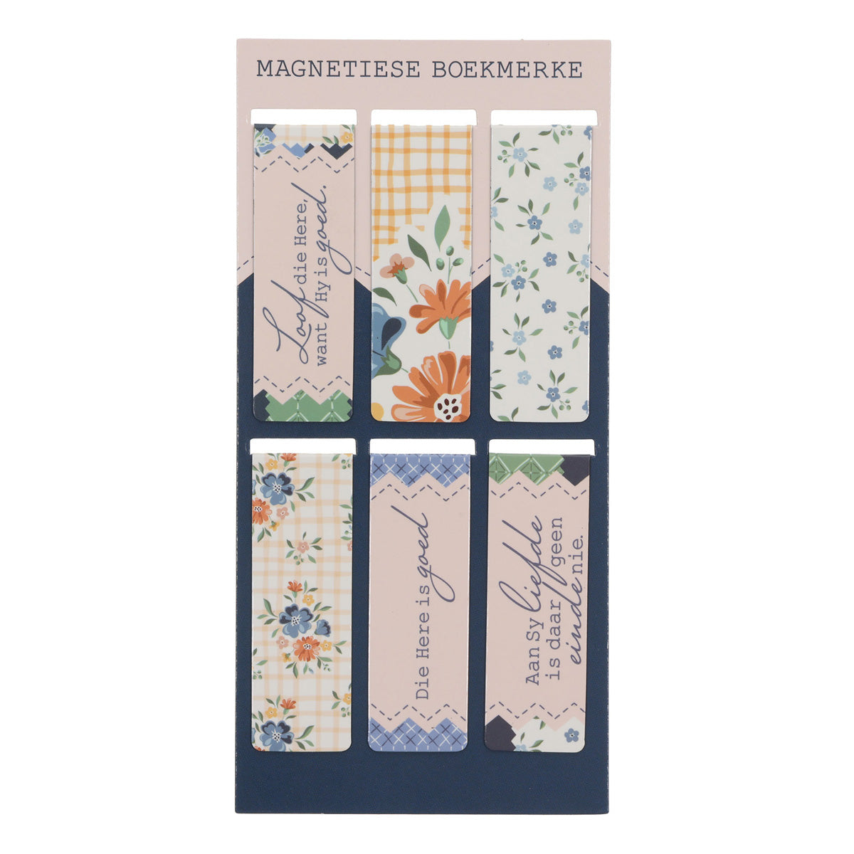 Plaaslappie Afrikaans Six-Piece Magnetic Bookmark Set