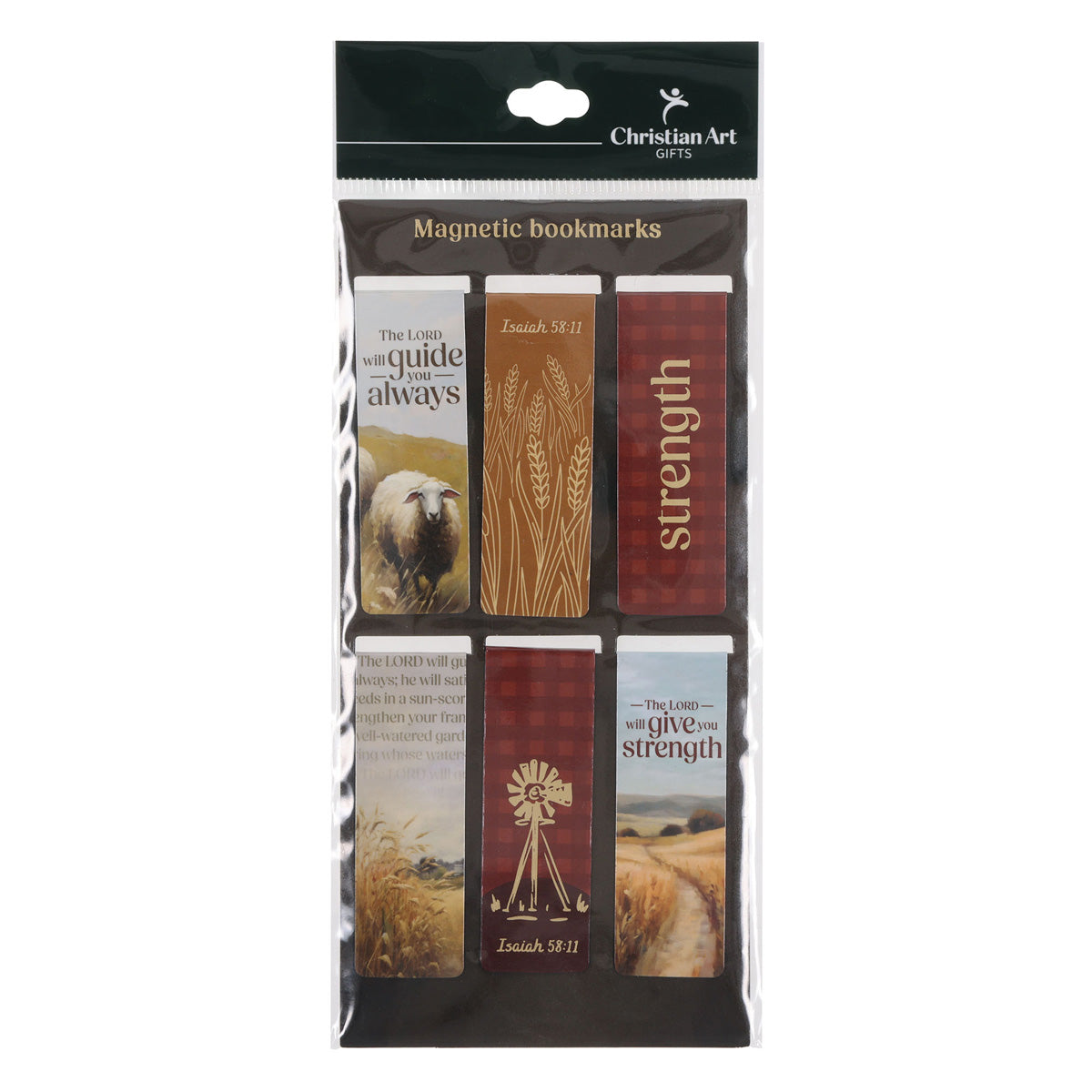 Farm Six-Piece Magnetic Bookmark Set