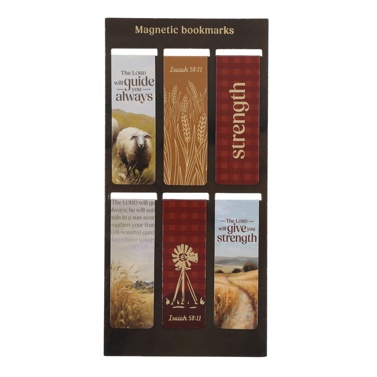 Farm Six-Piece Magnetic Bookmark Set