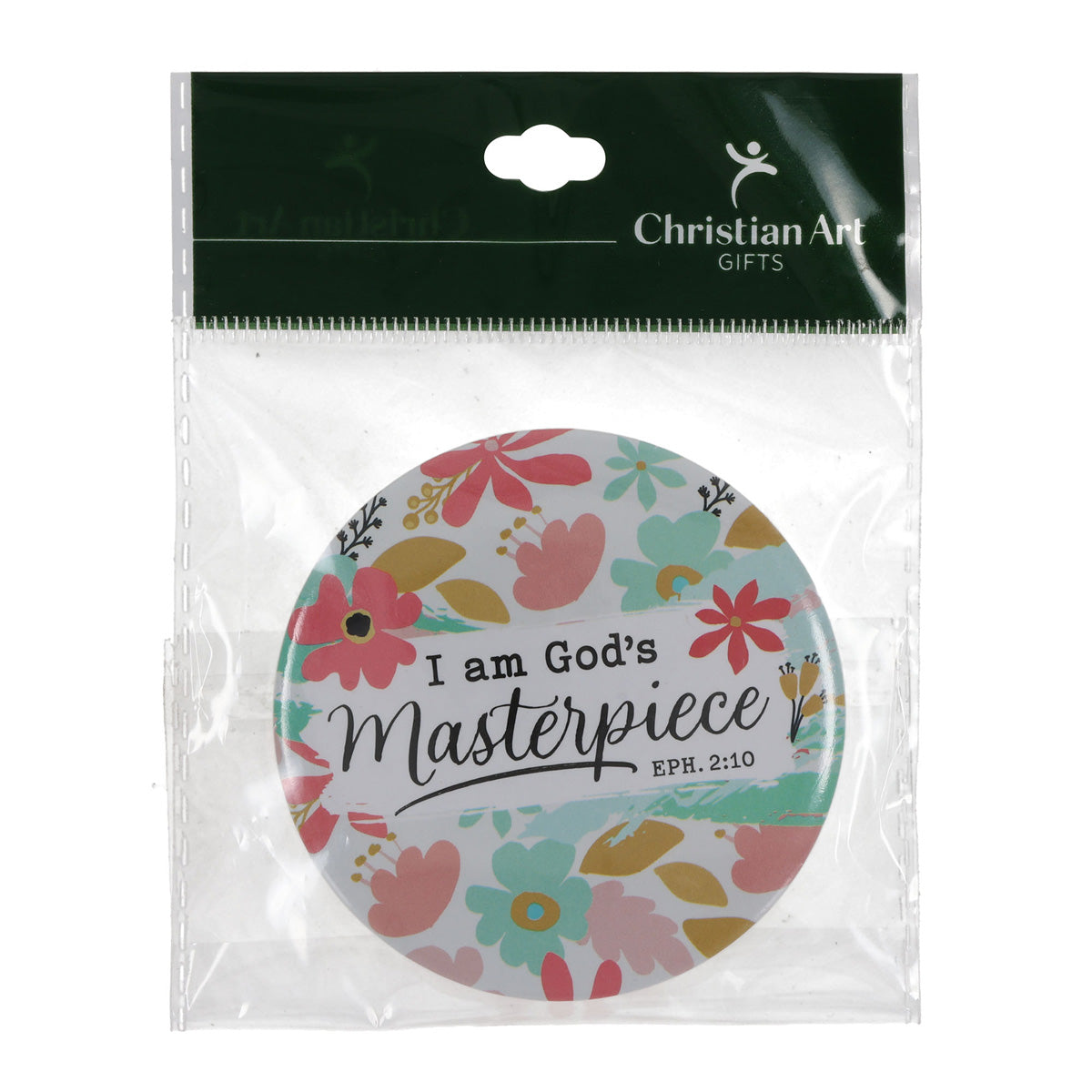 I Am God's Masterpiece Pocket Mirror
