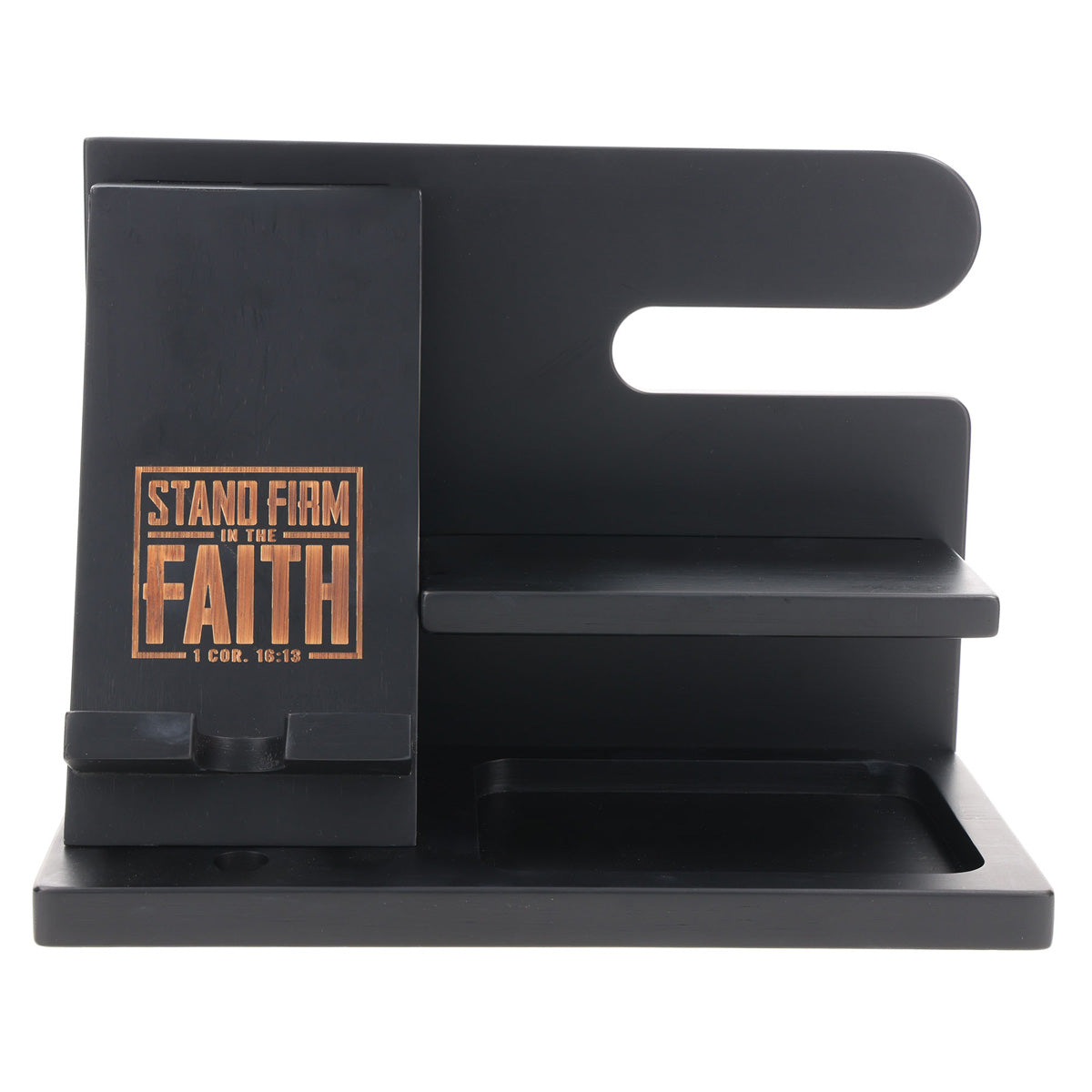 Stand Firm in the Faith Bamboo Organizer