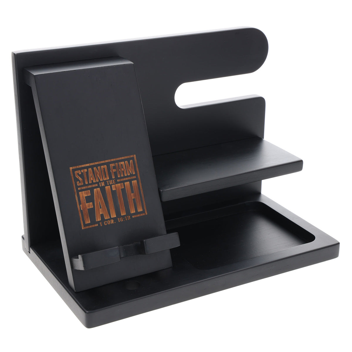 Stand Firm in the Faith Bamboo Organizer