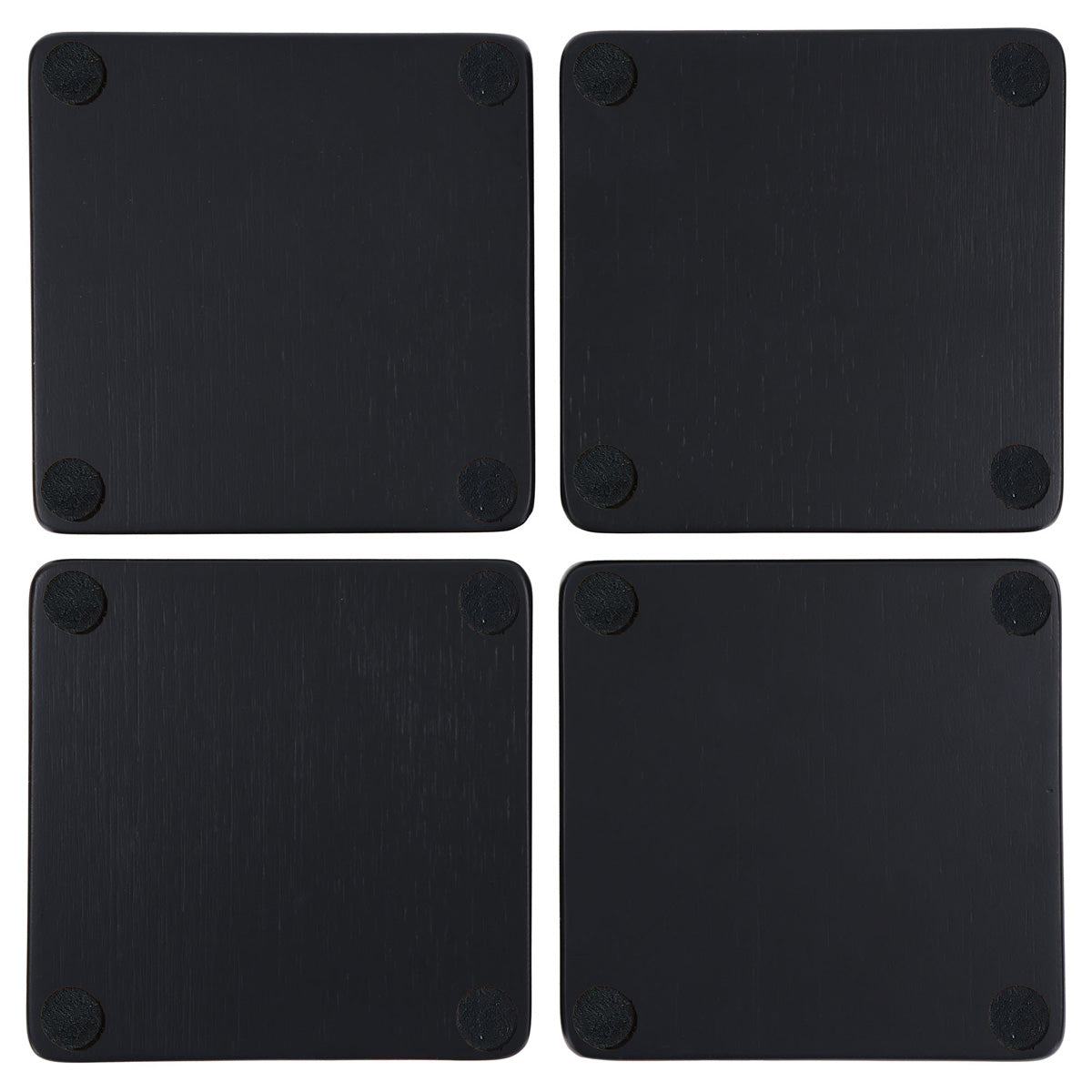 Be Courageous, Be Strong Four-Piece Bamboo Coaster Set