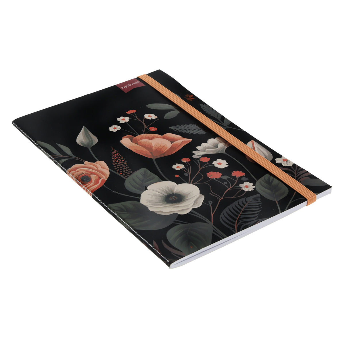 MyNotes Black Florals A5 (Paperback)