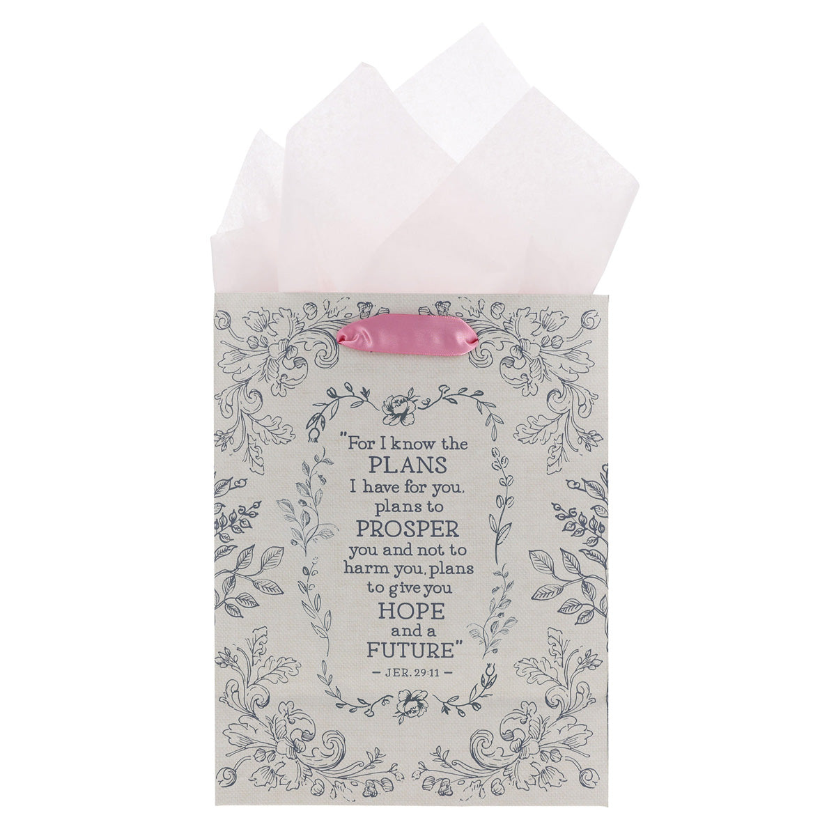 For I Know the Plans Medium Gift Bag with Gift Tag
