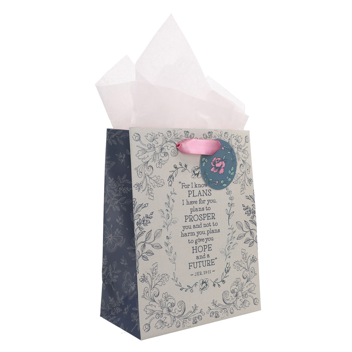 For I Know the Plans Medium Gift Bag with Gift Tag
