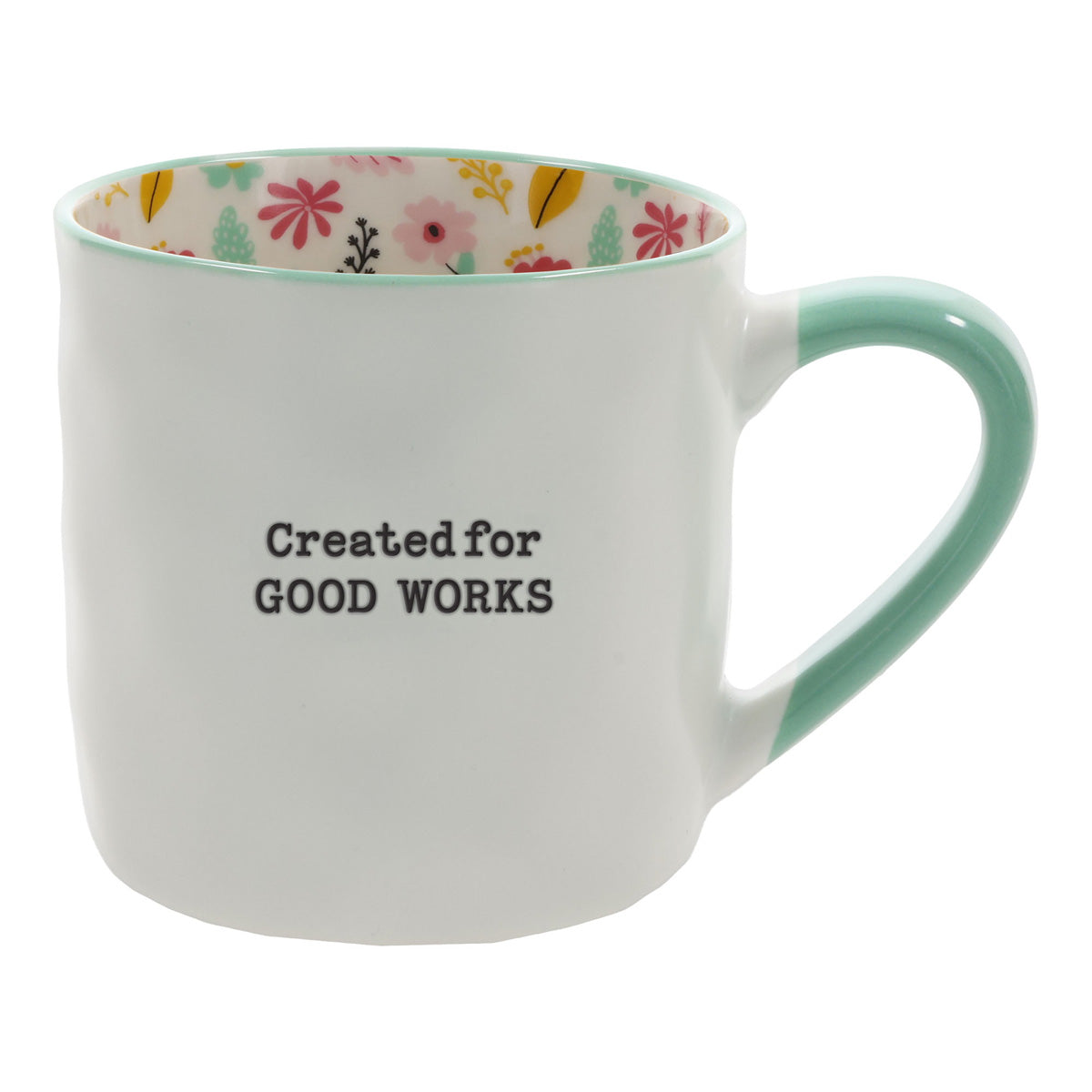Created for Good Works Ceramic Mug with Floral Interior
