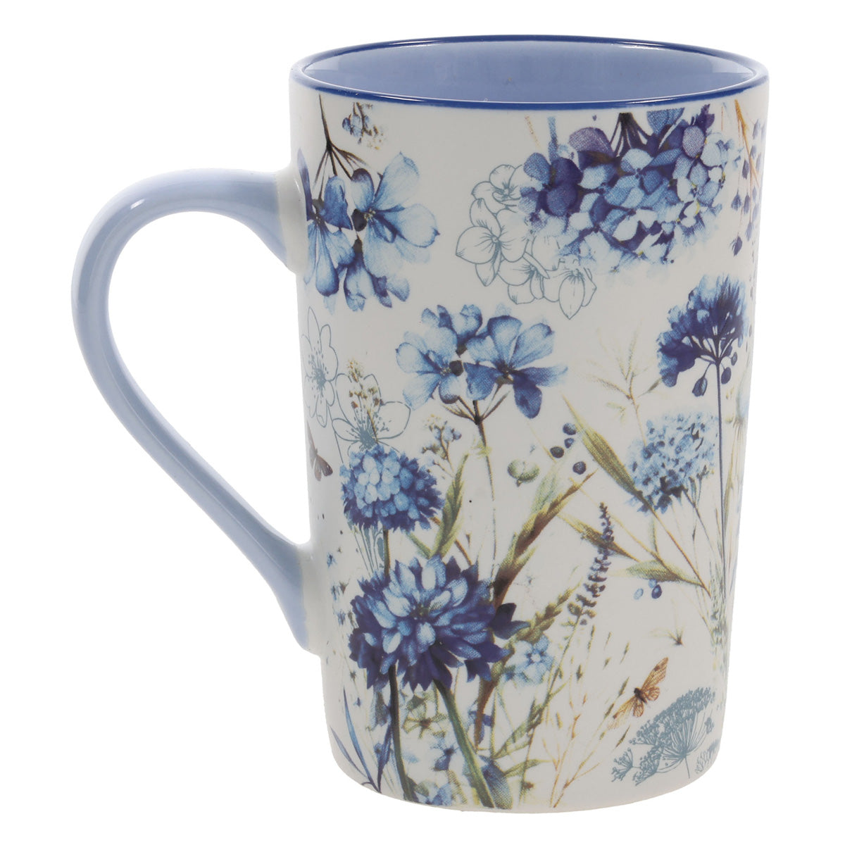 Love Ceramic Mug with Blue Interior