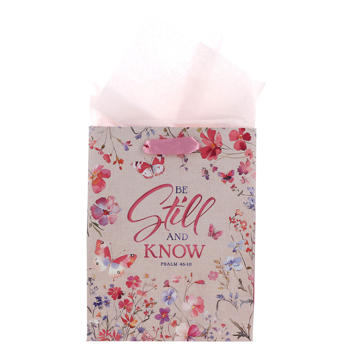 Be Still and Know Medium Gift Bag with Gift Tag