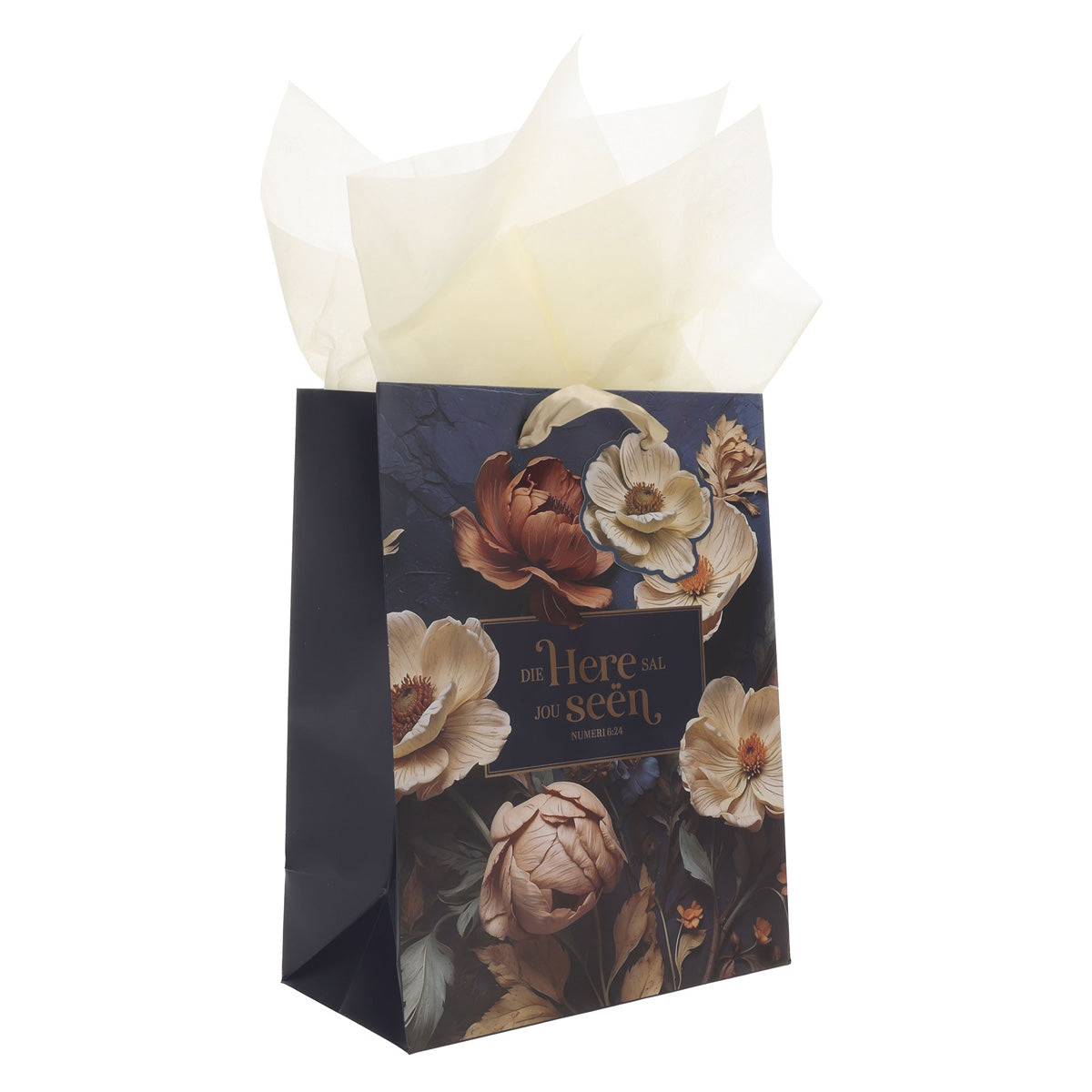 Die Here Sal Jou Seën Afrikaans Medium Gift Bag with Gift Tag