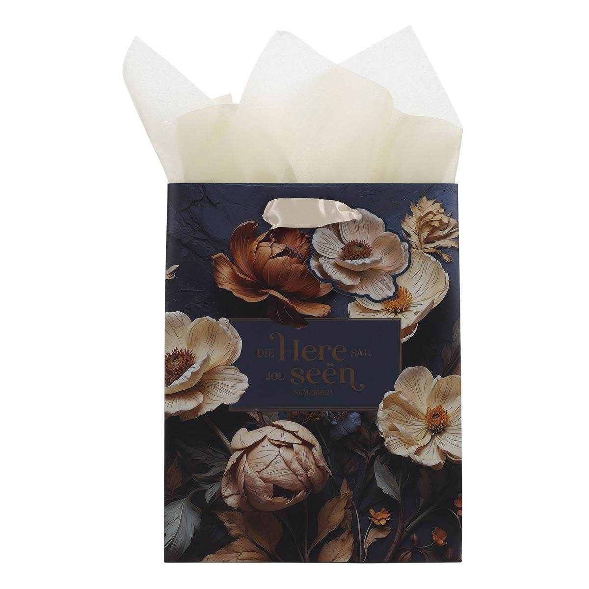 Die Here Sal Jou Seën Afrikaans Medium Gift Bag with Gift Tag