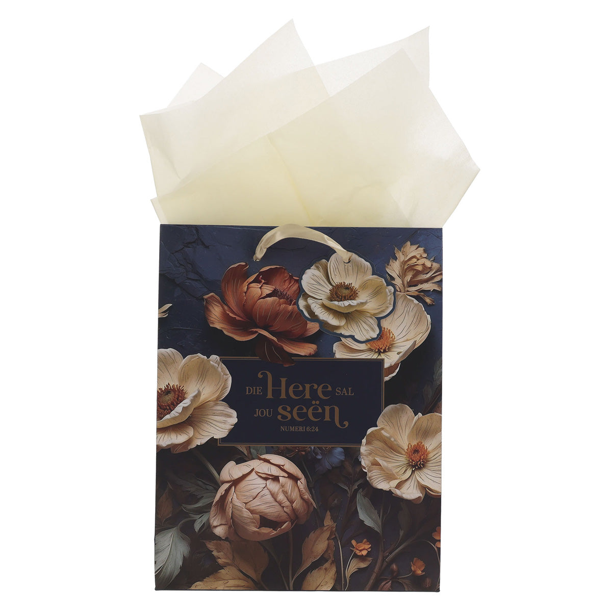 Die Here Sal Jou Seën Afrikaans Medium Gift Bag with Gift Tag