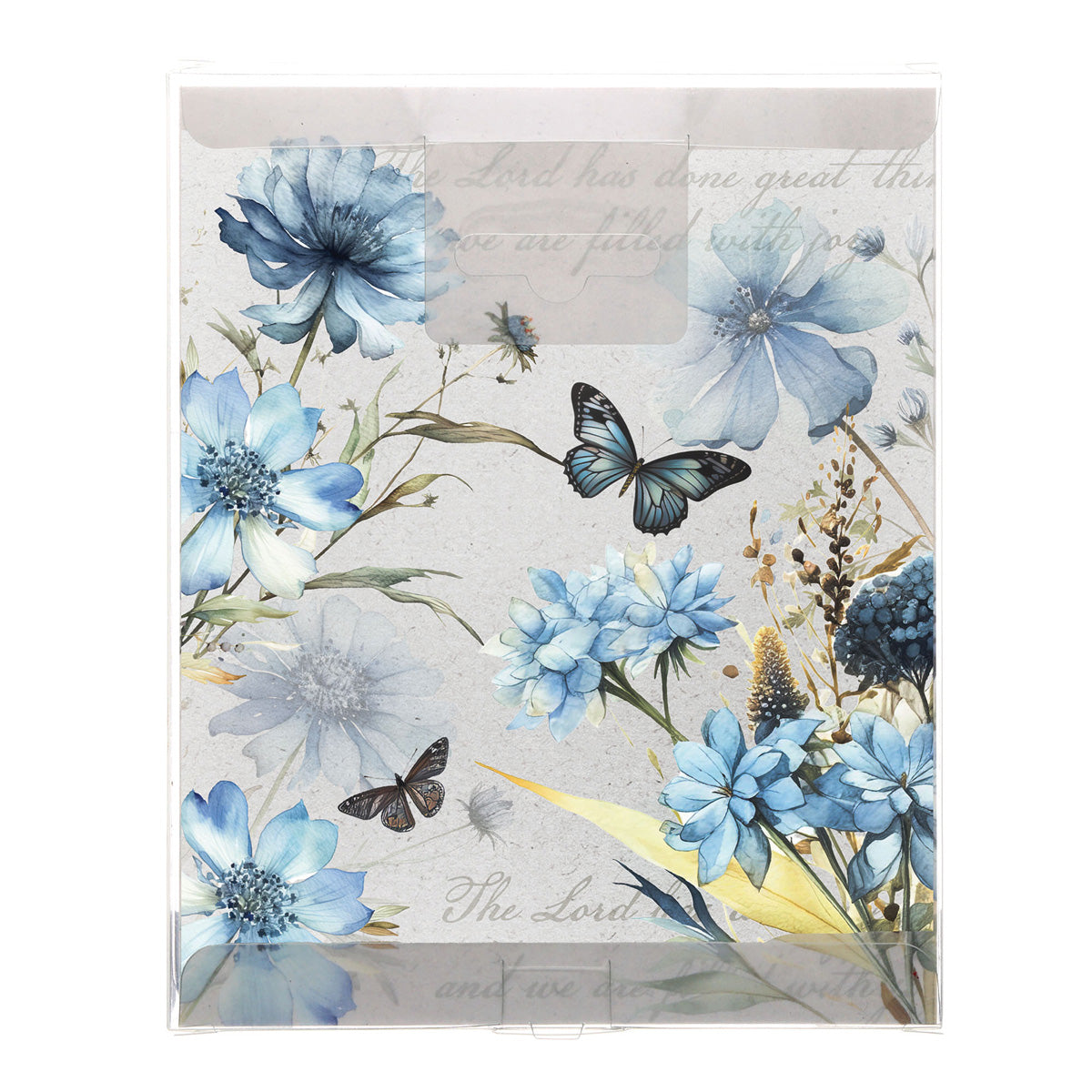 Be Joyful in Hope Four-Piece Glass Magnetic Set