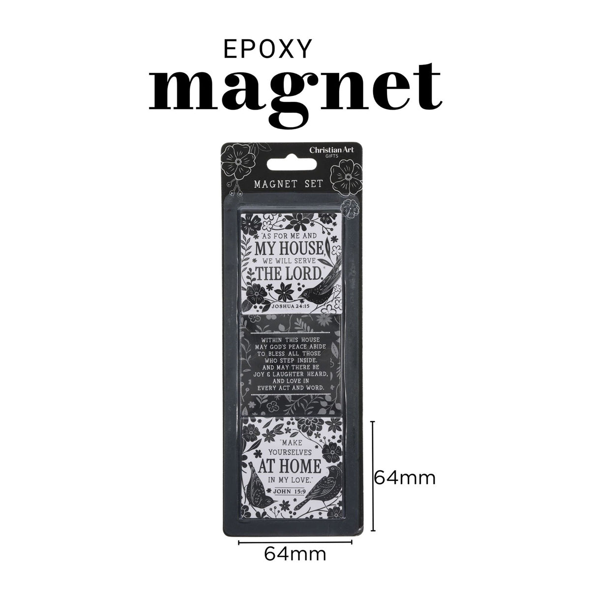 As for Me and My House Three-Piece Magnetic Set