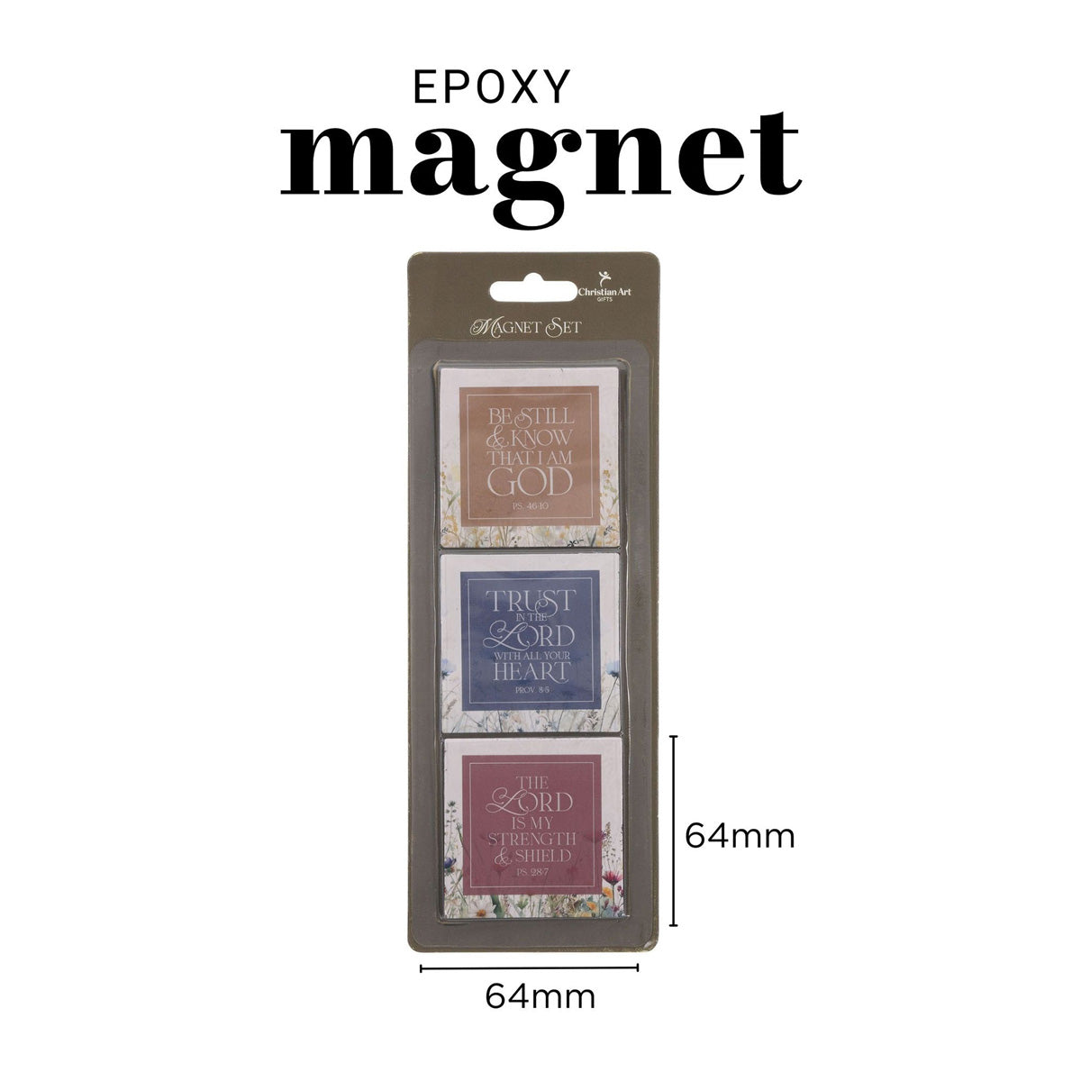 Be Still and Know Three-Piece Magnetic Set