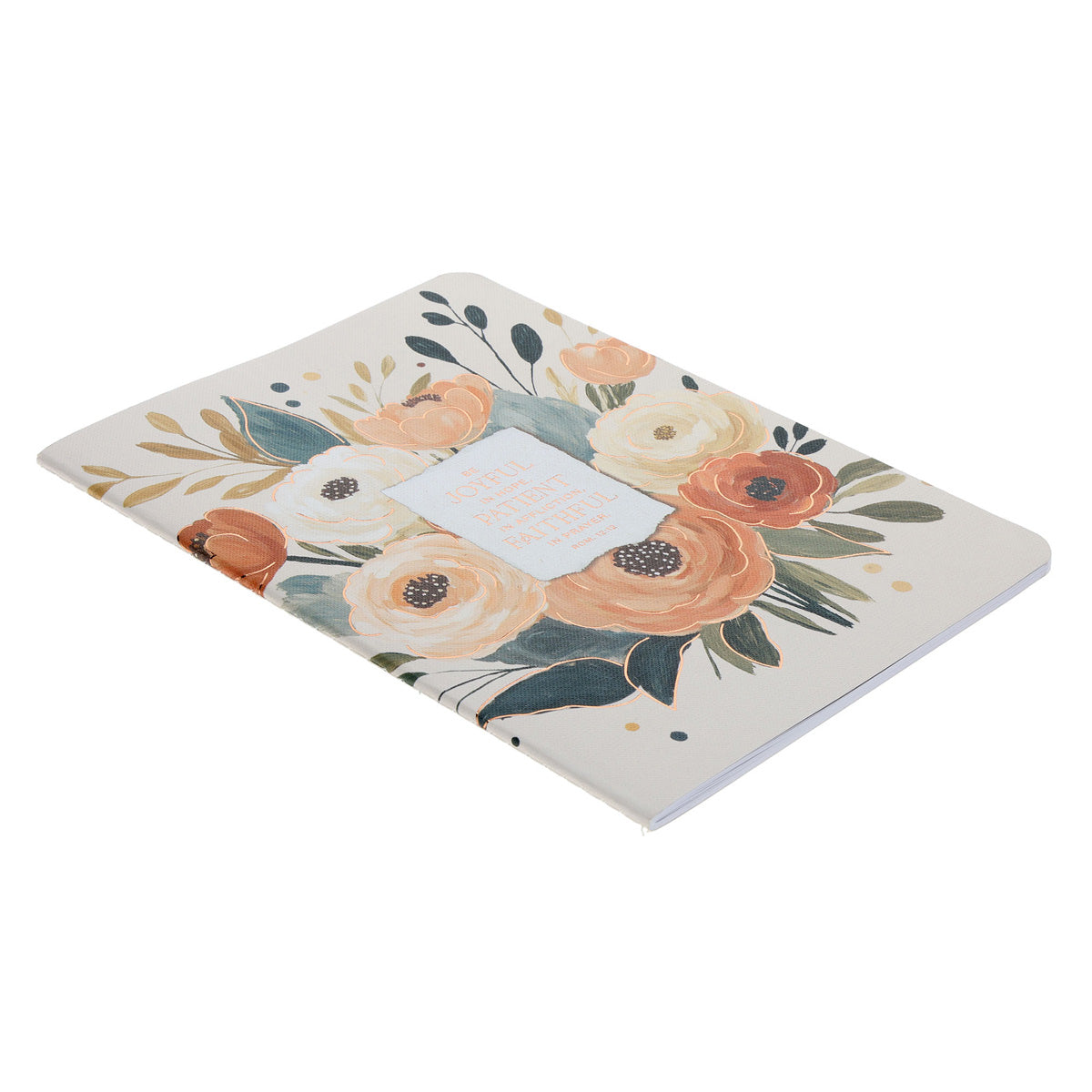 Be Joyful in Hope, Patient in Affliction, Faithful in Prayer Notebook