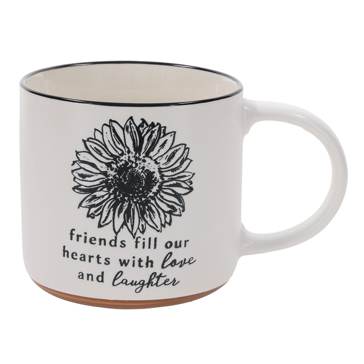Friends Fill Our Hearts with Love and Laughter Ceramic Mug