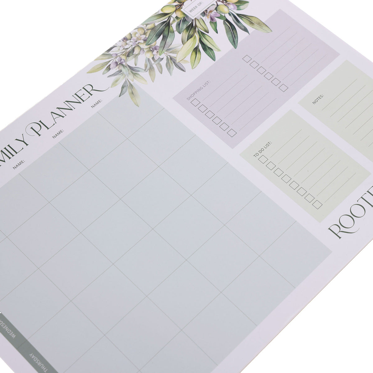 A3 Weekly Magnetic Family Planner - Rooted in Love
