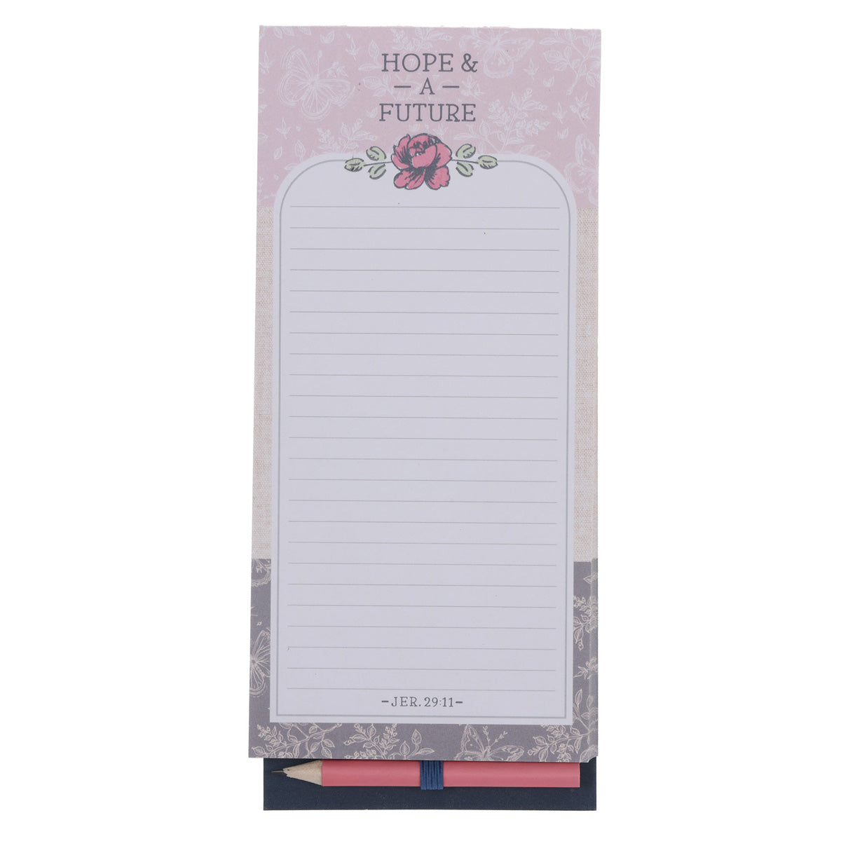 Hope and a Future Magnetic Notepad with Pencil
