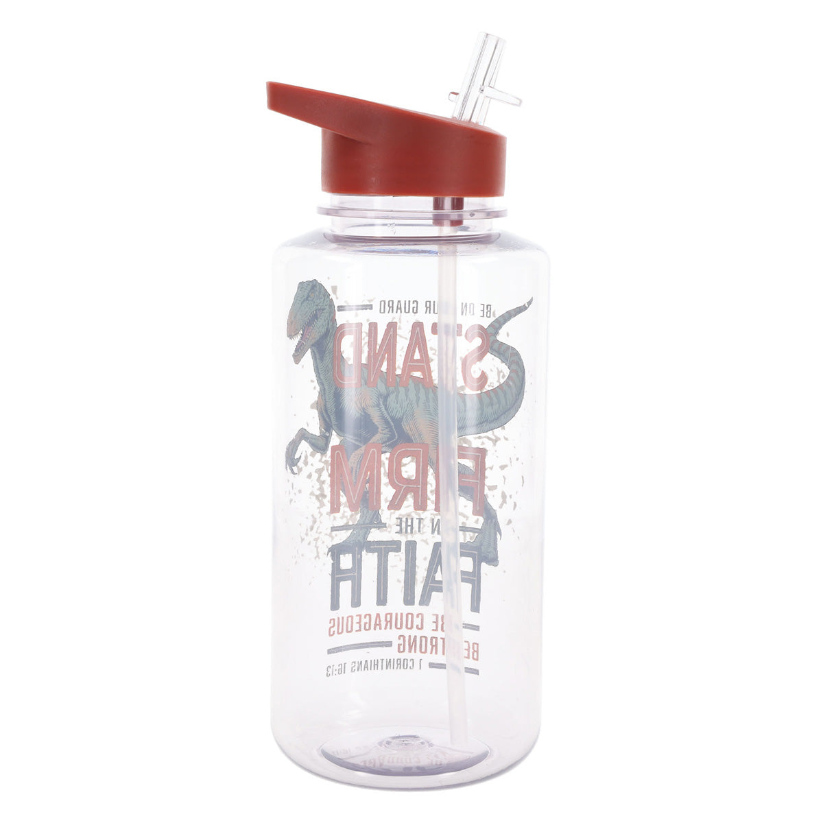 Stand Firm in the Faith Plastic Water Bottle