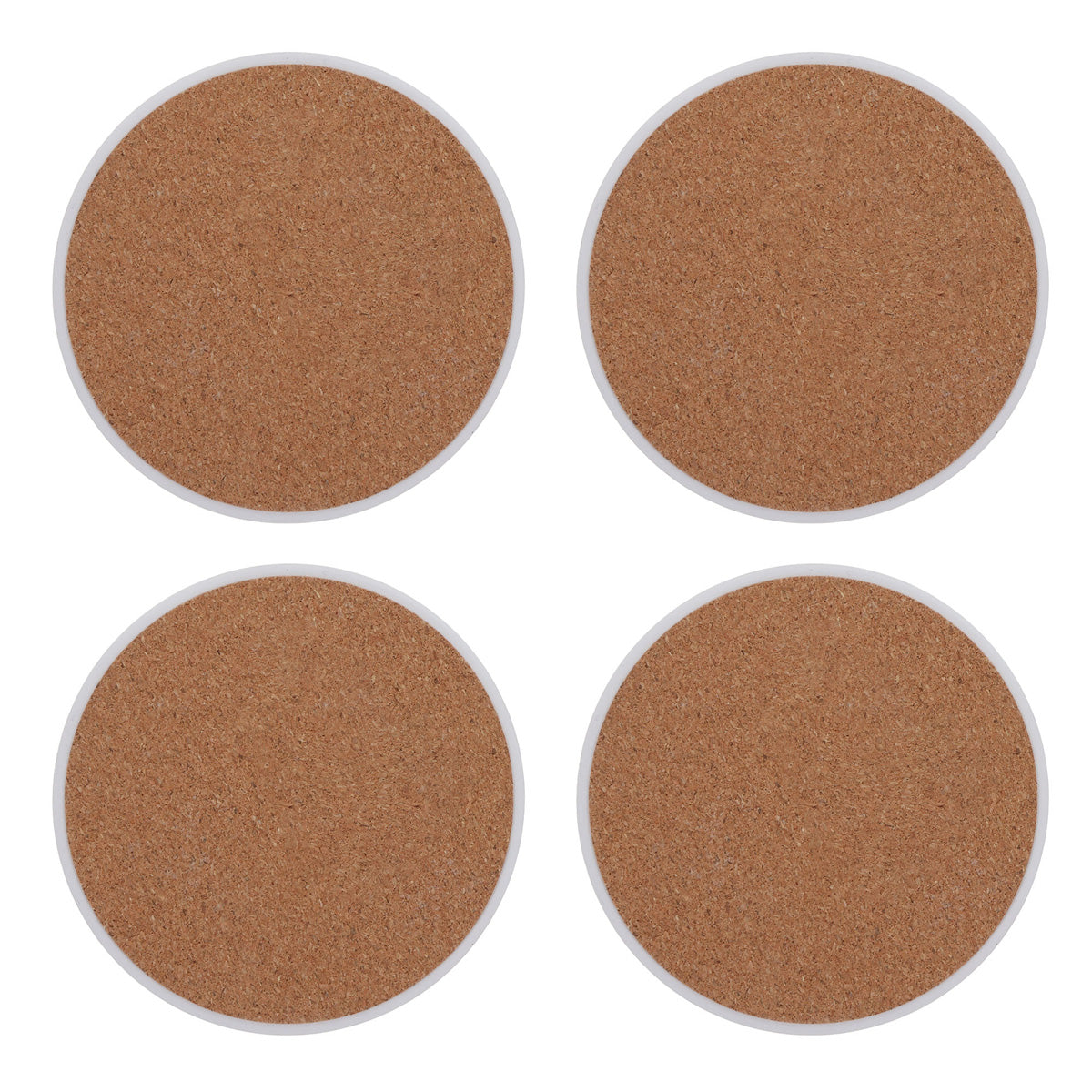 Rooted and Established in Love Four-Piece Ceramic Coaster Set