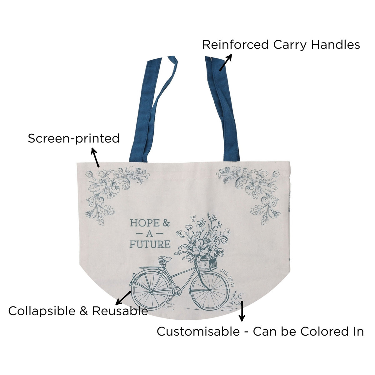 Hope and a Future Canvas Tote Bag