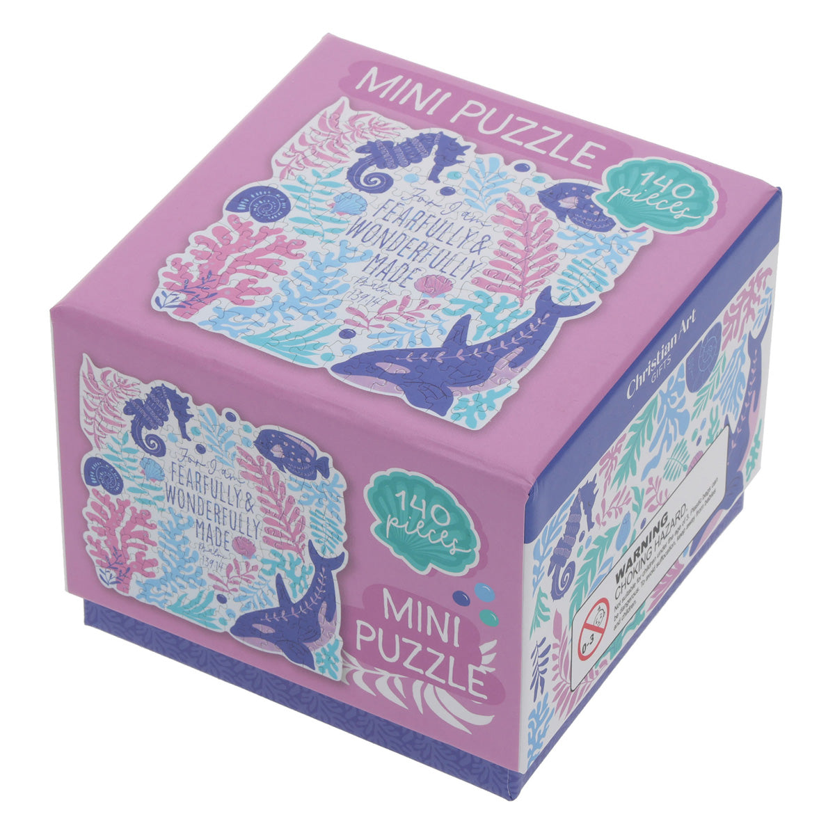 For I Am Fearfully & Wonderfully Made 140-Piece Mini Cardboard Puzzle