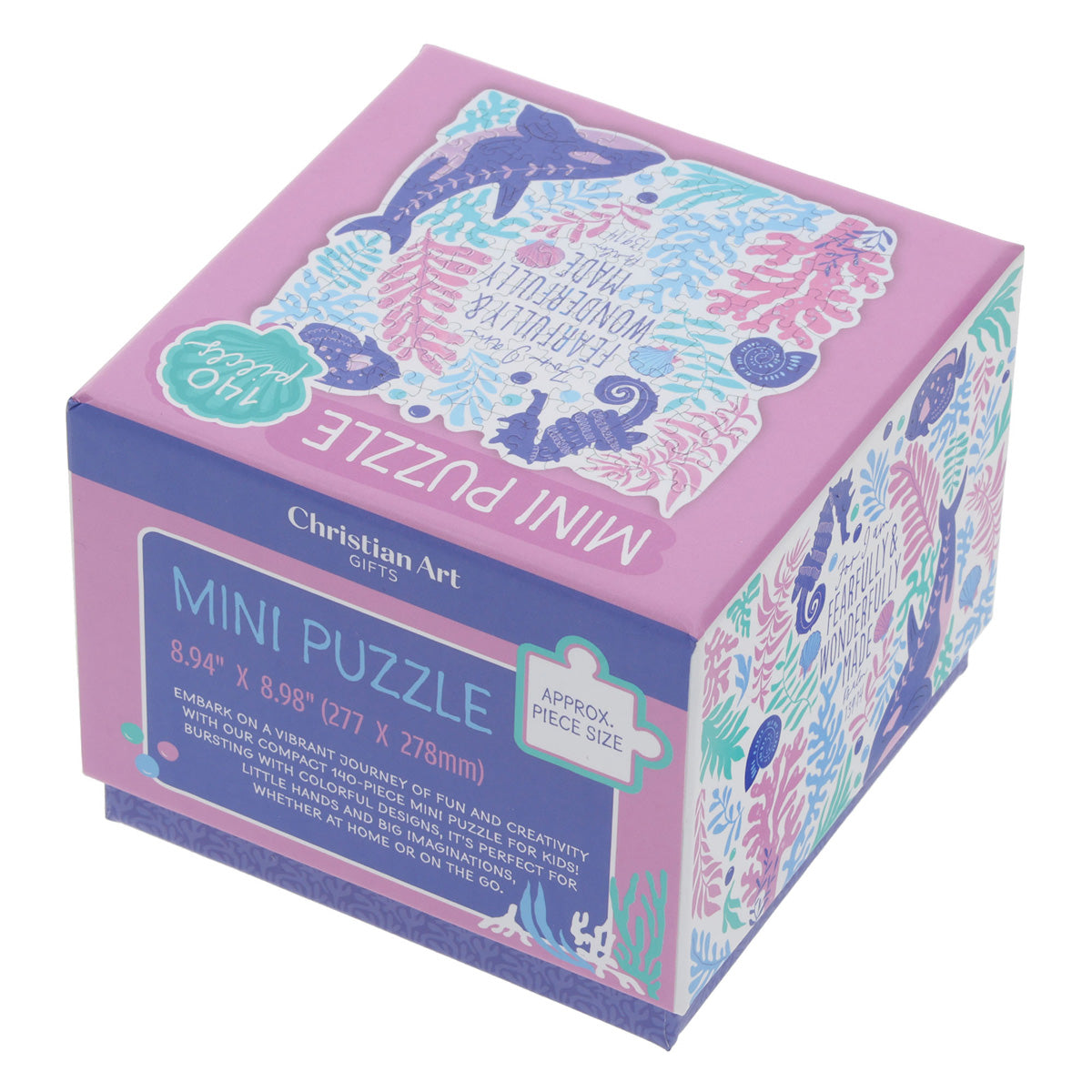 For I Am Fearfully & Wonderfully Made 140-Piece Mini Cardboard Puzzle