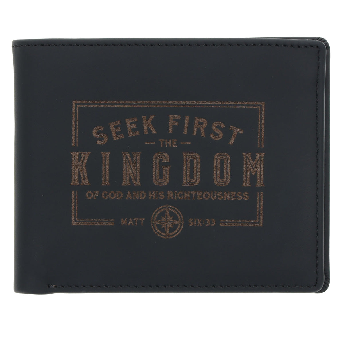 Seek First the Kingdom Genuine Leather Wallet