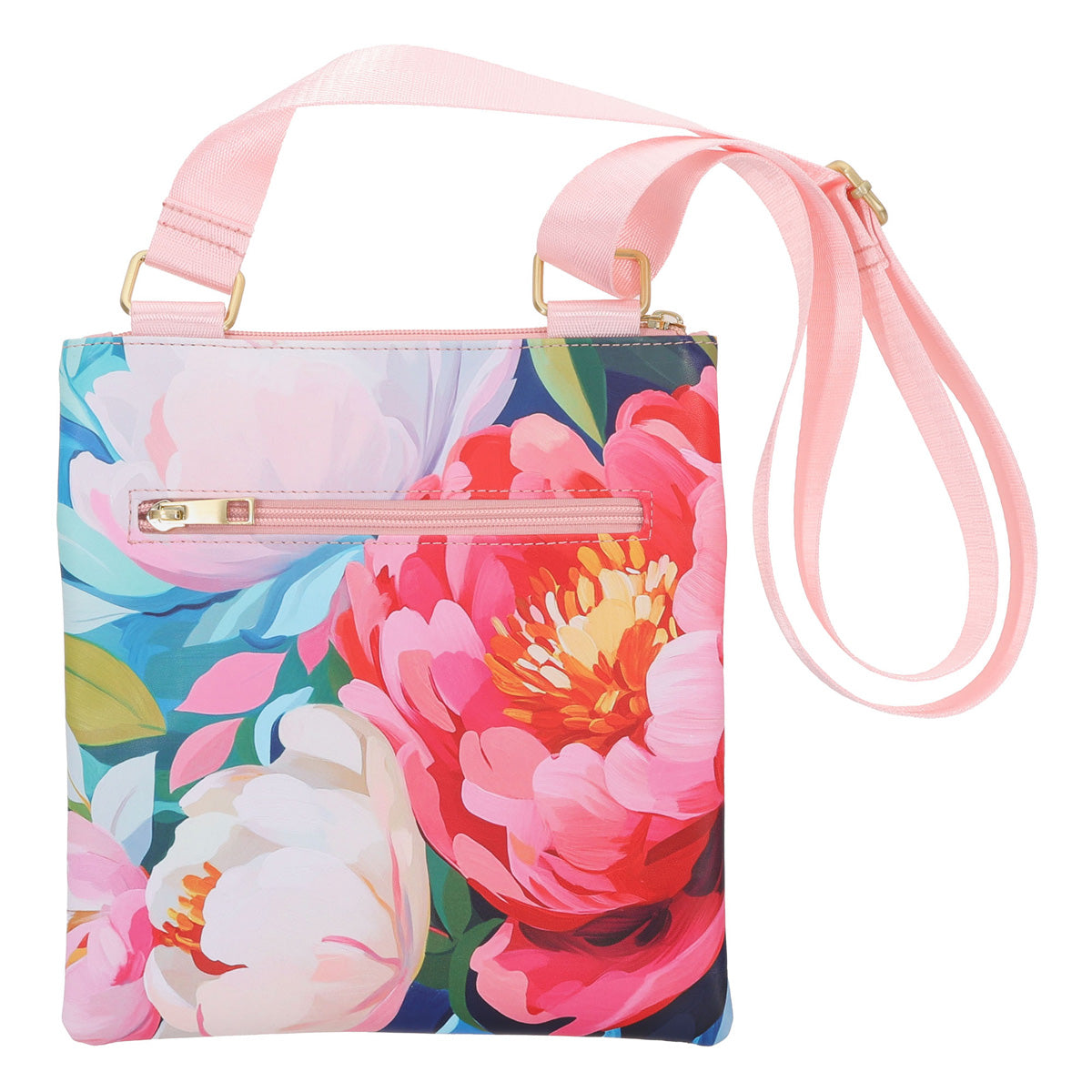 Strength and Dignity Faux Leather Sling Bag
