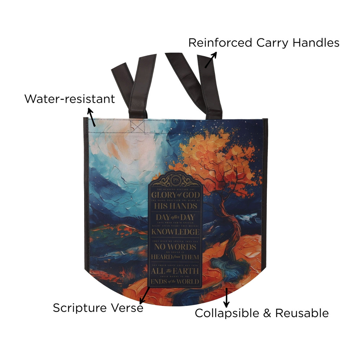 Glory of God Non-Woven Tote Bag