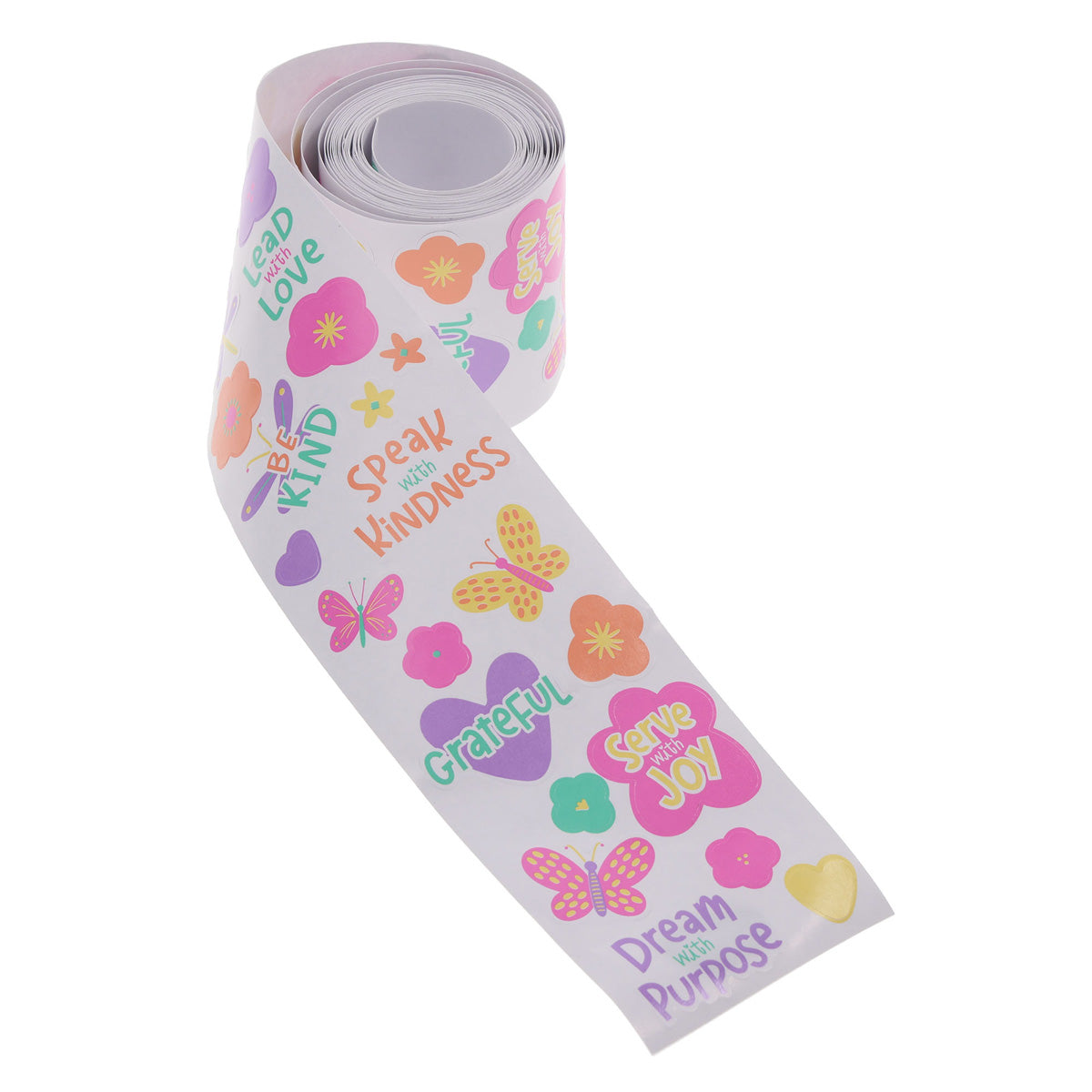 Grow with Grace Inspirational Sticker Roll
