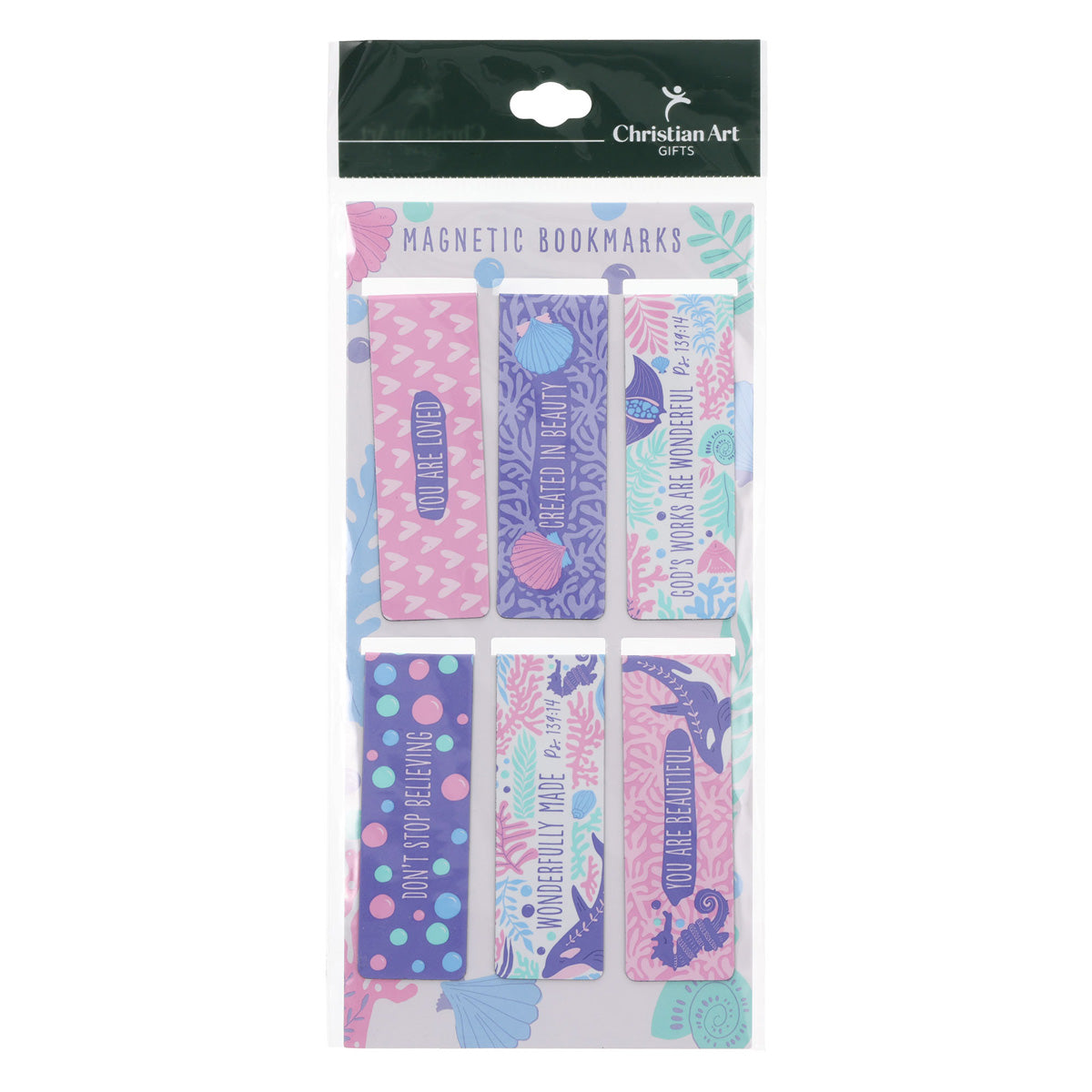 Ocean Six-Piece Magnetic Bookmark Set
