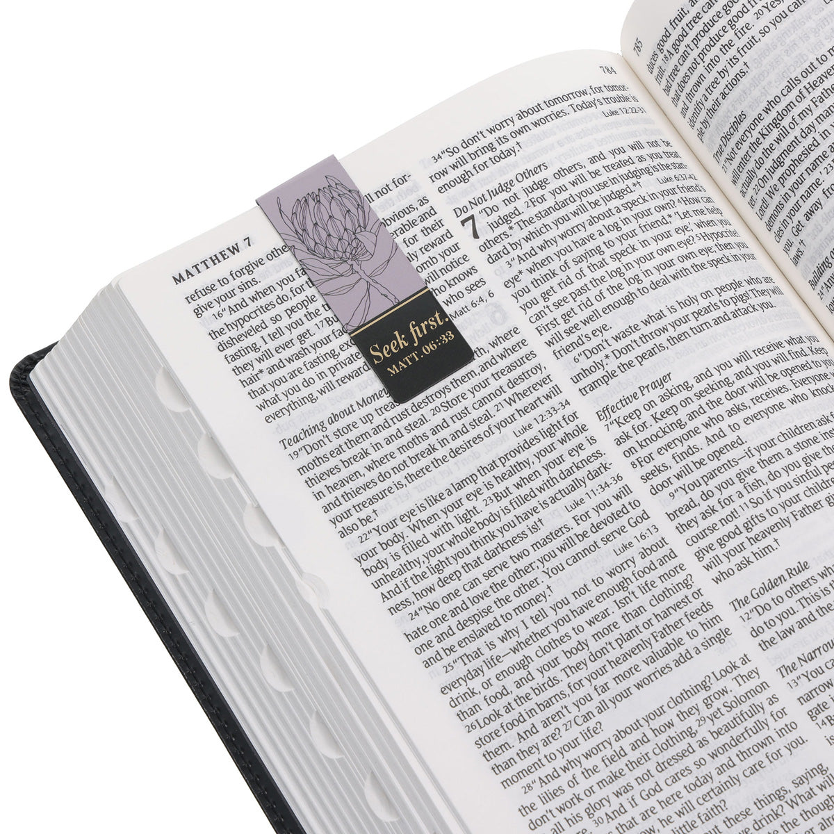 Seek First Six-Piece Magnetic Bookmark Set