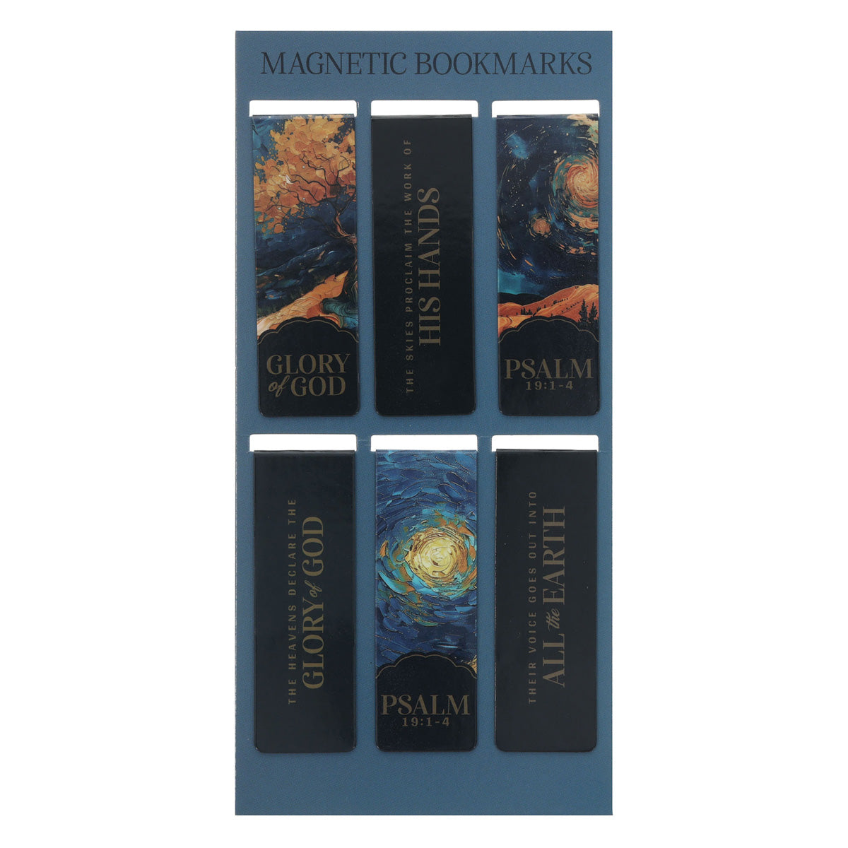 Glory of God Six-Piece Magnetic Bookmark Set