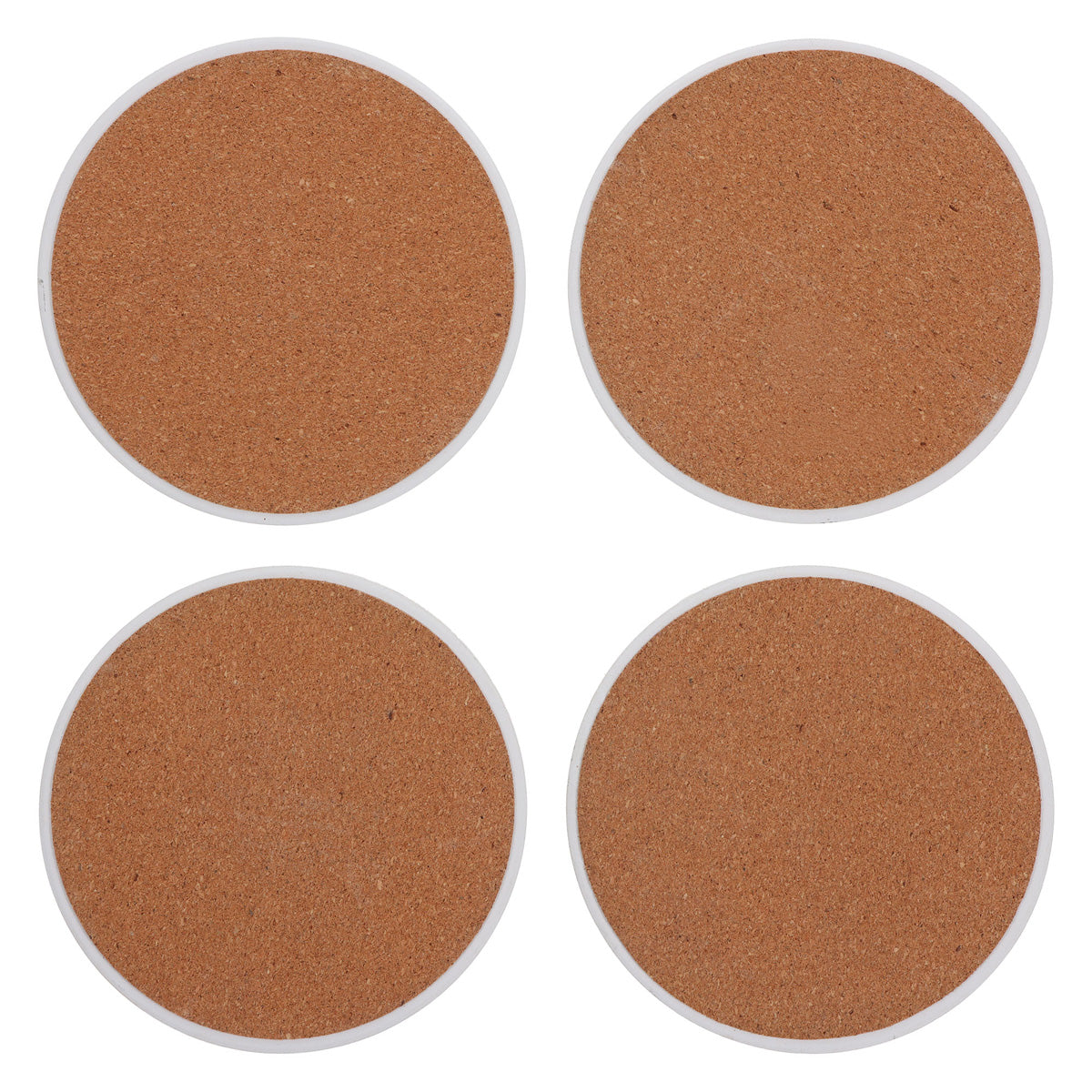 Seek First Four-Piece Ceramic Coaster Set
