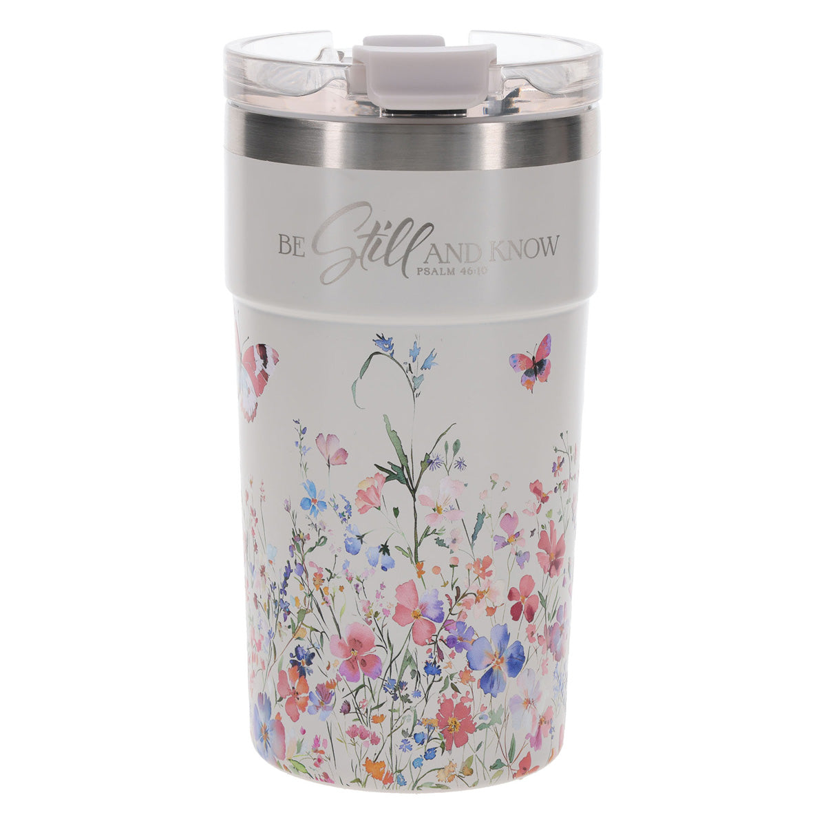 Be Still and Know Stainless Steel Travel Mug