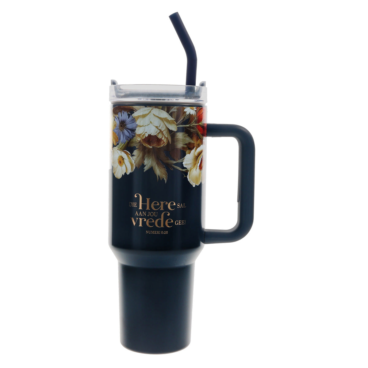 Travel Mug - Die Here Sal Jou Vrede Gee (Stainless Steel, Afrikaans, Large)