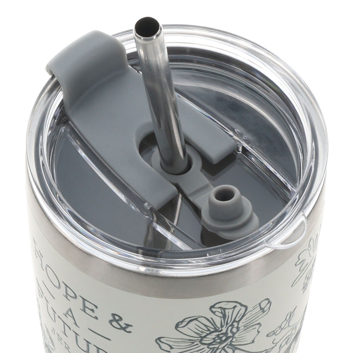 Travel Mug - Hope and a Future (Stainless Steel, with Straw)