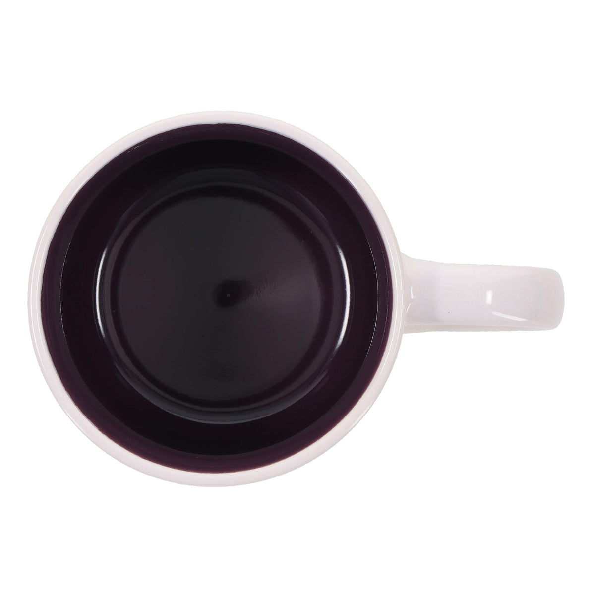 Seek First Protea Ceramic Mug with Dark Purple Interior