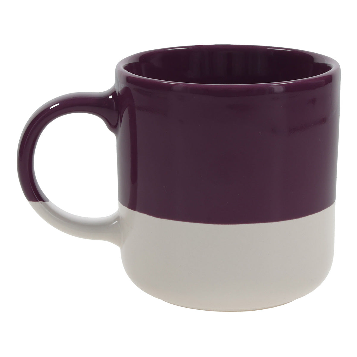 Seek First White and Purple Ceramic Mug