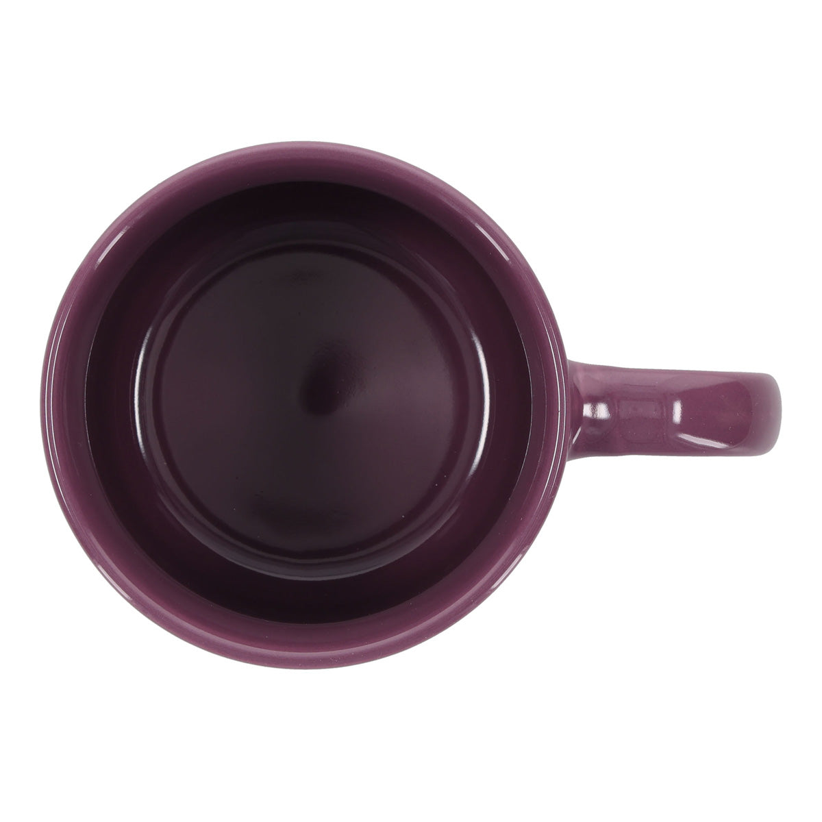 Seek First White and Purple Ceramic Mug