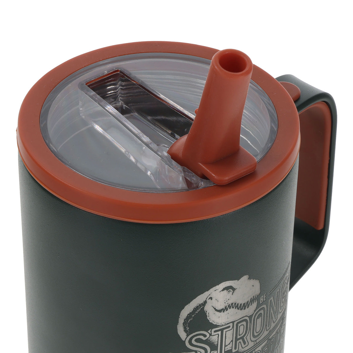 Be Strong and Courageous Do Not Be Afraid Stainless Steel Travel Mug with Handle