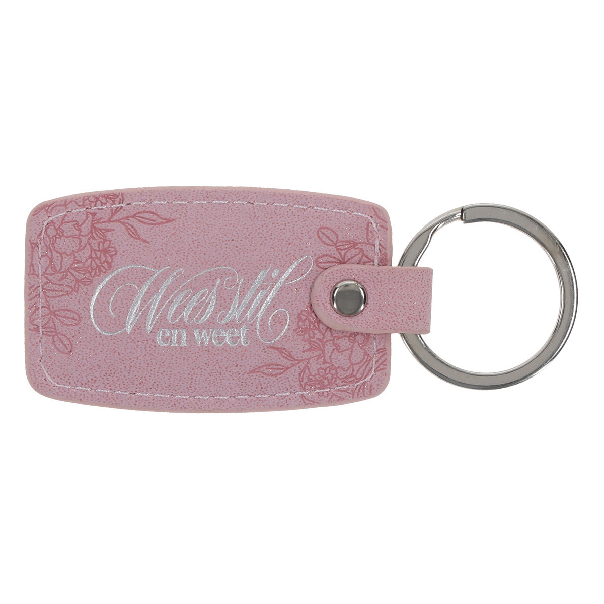 Wees Stil en Weet Afrikaans Faux Leather Keychain