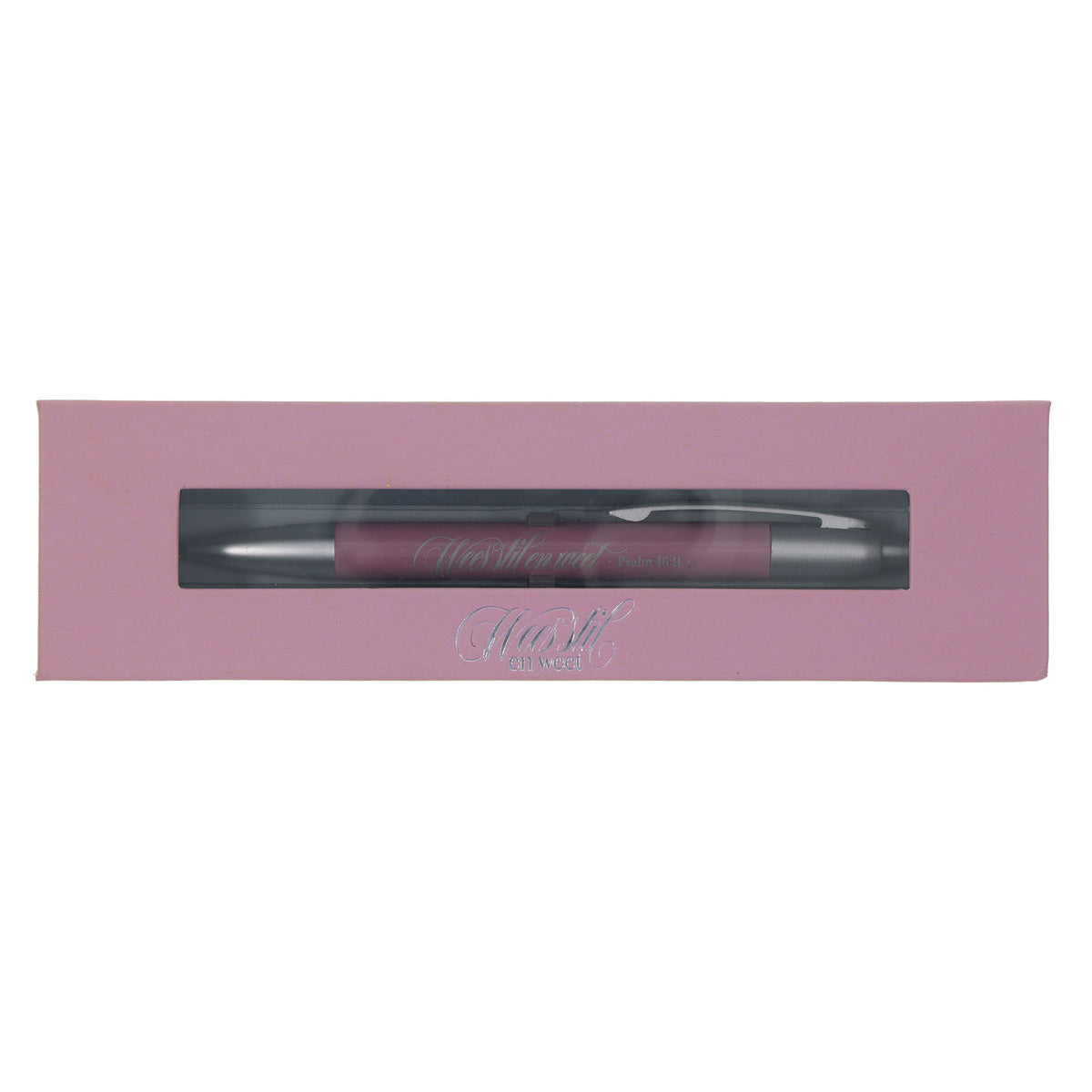 Wees Stil en Weet Afrikaans Pen in Gift Box