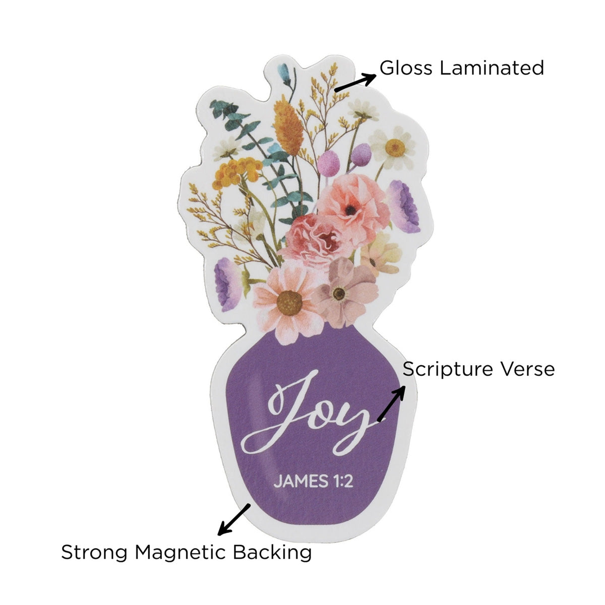 Joy Magnet with a Message