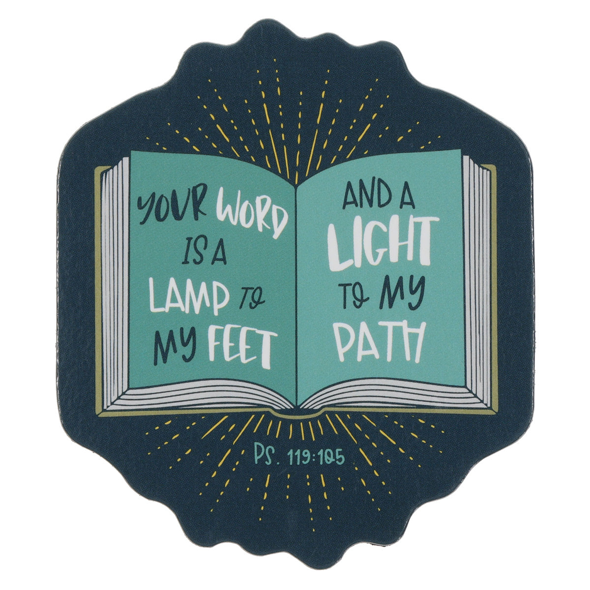 Your Word Is a Lamp to My Feet and a Light to My Path Magnet with a Message