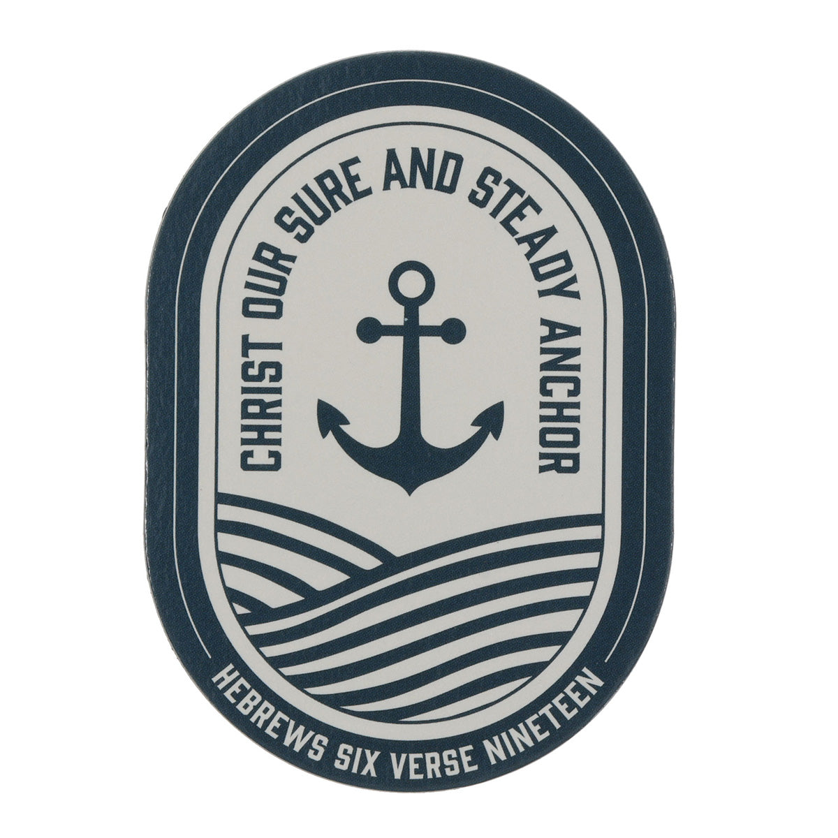 Christ Our Sure and Steady Anchor Magnet with a Message