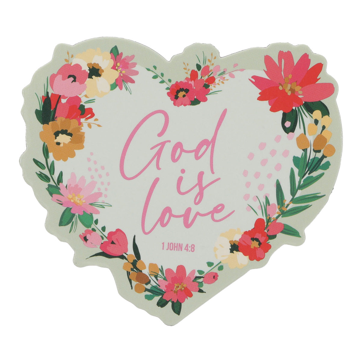 God Is Love Magnet with a Message